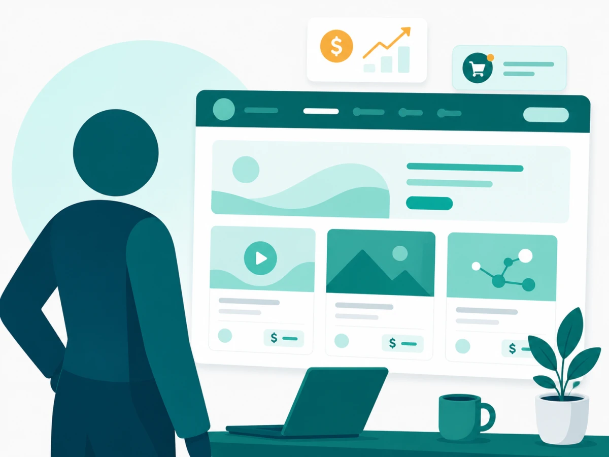 Training provider running their own branded marketplace storefront